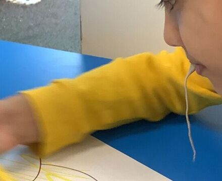 Colouring Pudsey