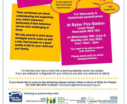 Byker Fire Station PBS flyer design Summer 23