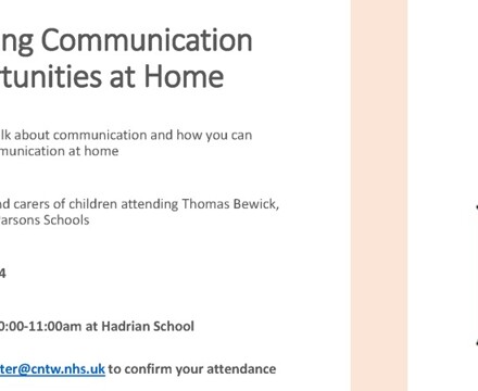 Flyer   Supporting Communication Opportunities
